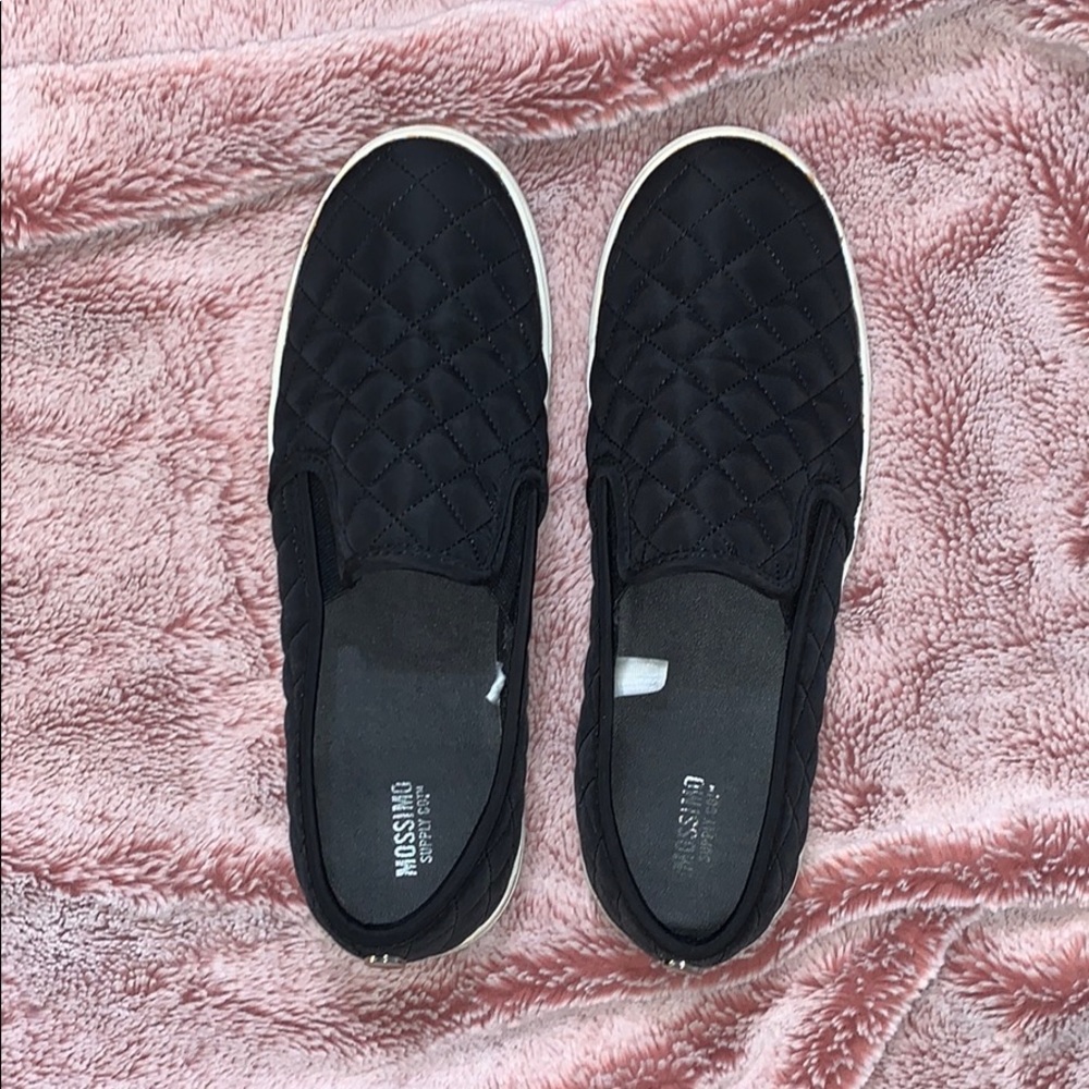 Black Slip On Sneakers